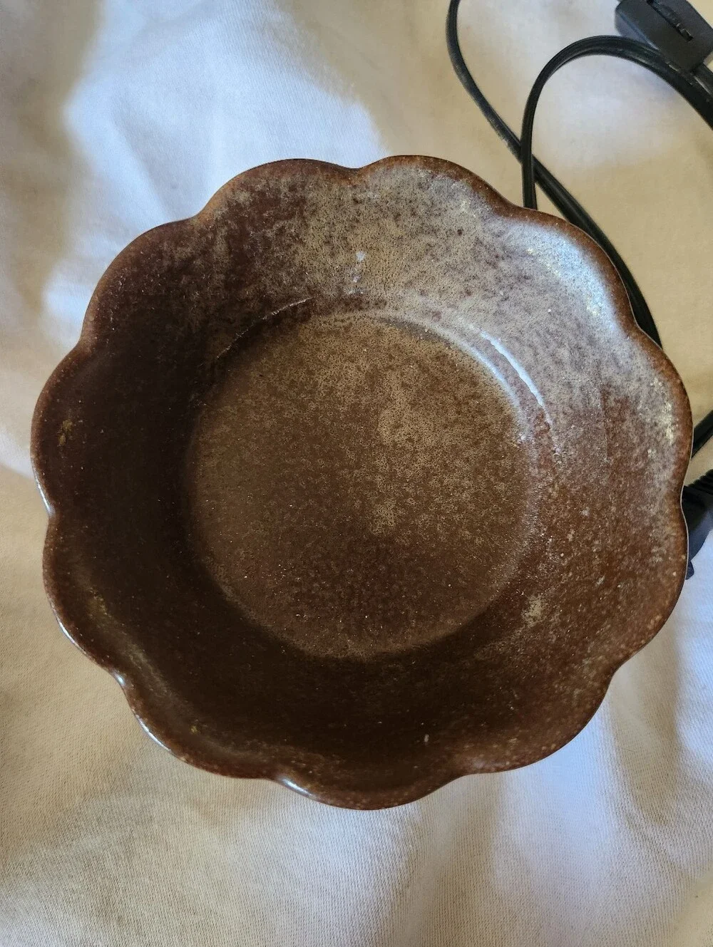 Culture Intrigue Capiz Shell Lotus Electric Wax Warmer Boho Lamp